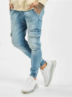 2Y Premium Herren Cargohose Jeff In Blau