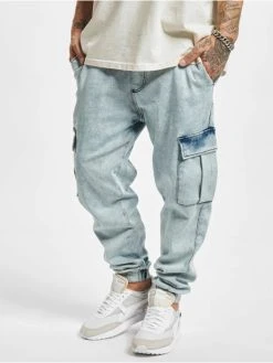 2Y Premium Herren Cargohose Janis In Blau