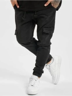 2Y Premium Herren Cargohose Finley In Schwarz