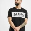 Alpha Industries Herren T-Shirt Inlay In Schwarz -Only & Sons Shop alpha industries t shirt schwarz 461981