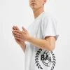 BALR Herren T-Shirt Crest Print Oversized Fit In Weiß