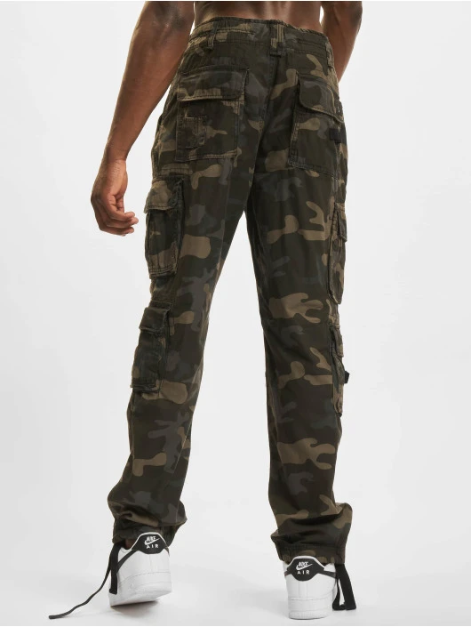 Brandit Herren Cargohose Pure Slim Fit In Camouflage 4 Brandit Herren Cargohose Pure Slim Fit In Camouflage – Bild 2