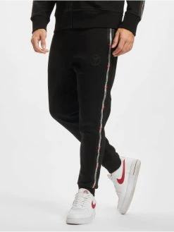 CARLO COLUCCI Herren Jogginghose Basic In Schwarz