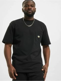 CATerpillar Herren T-Shirt Pocket In Schwarz
