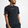 Champion Herren T-Shirt Tape In Blau -Only & Sons Shop champion t shirt blau 877600