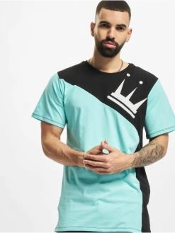 Dada Supreme Herren T-Shirt Color Blocking Crown In Blau