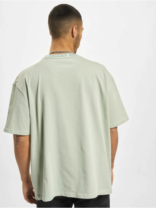 DEF Herren T-Shirt Chest Pocket In Grün 4 DEF Herren T-Shirt Chest Pocket In Grün – Bild 2