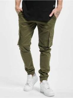 Denim Project Herren Cargohose Classic In Grün