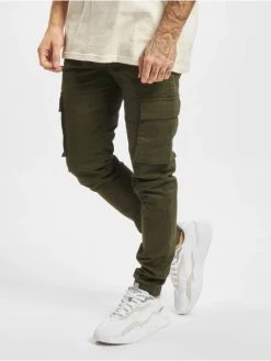 Denim Project Herren Cargohose Cargo In Grün