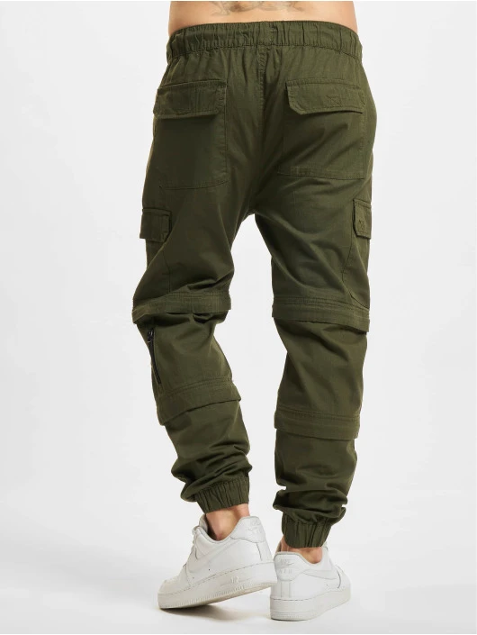 Denim Project Herren Cargohose DP Zip-Off In Grün 4 Denim Project Herren Cargohose DP Zip-Off In Grün – Bild 2