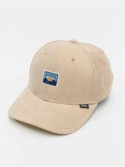 Djinns Snapback Cap 6 Panel Truefit Cord Mountains In Beige