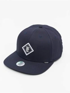 Djinns Snapback Cap 6 Panel Truefit 2.0 Brushed Twill In Blau