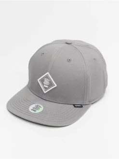 Djinns Snapback Cap 6 Panel Truefit 2.0 Brushed Twill In Grau