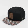 Djinns Snapback Cap 6P Aztec In Schwarz