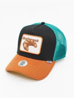 Djinns Trucker Cap HFT Food Croissant In Schwarz