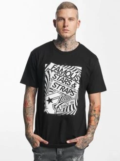 Famous Stars And Straps Herren T-Shirt Zone In Schwarz