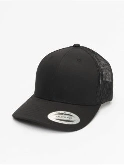 Flexfit Trucker Cap Retro In Schwarz