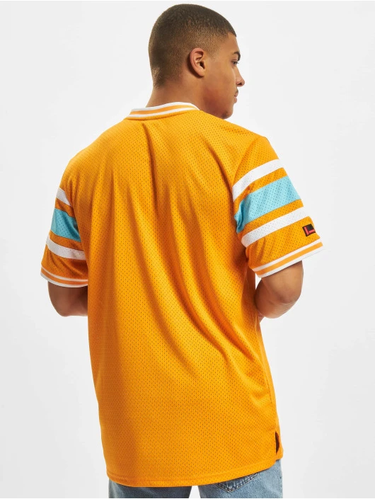 FUBU Herren T-Shirt Varsity Mesh In Orange 4 FUBU Herren T-Shirt Varsity Mesh In Orange – Bild 2