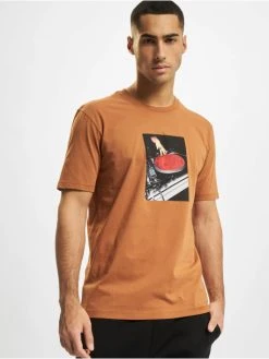Hugo Herren T-Shirt Decord In Braun