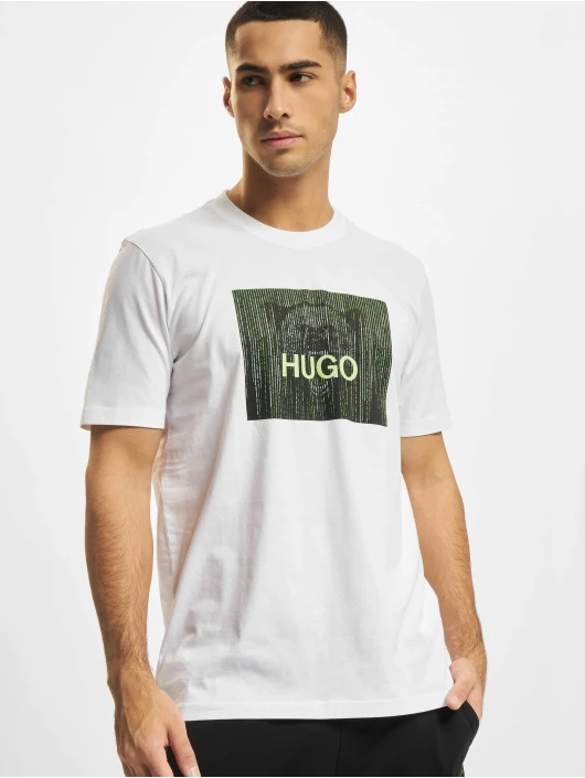 Hugo Herren T-Shirt Dintage In Weiß 3 Hugo Herren T-Shirt Dintage In Weiß