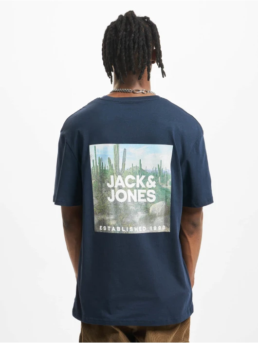 Jack & Jones Herren T-Shirt Swish In Blau 4 Jack & Jones Herren T-Shirt Swish In Blau – Bild 2