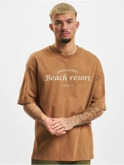 Jack & Jones Herren T-Shirt Akam Ocean In Braun