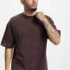 Jack & Jones Herren T-Shirt Kam Crew Neck In Braun