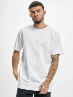 Jack & Jones Herren T-Shirt Badge Heavy Crew Neck In Weiß