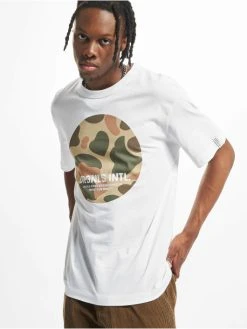 Jack & Jones Herren T-Shirt Camo In Weiß
