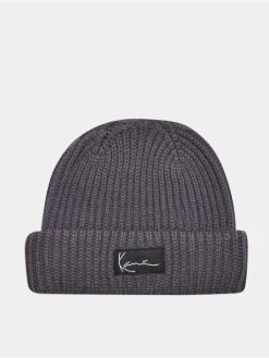 Karl Kani Herren Beanie Signature Fisherman In Grau