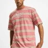 Karl Kani Herren T-Shirt Retro Stripe In Rosa -Only & Sons Shop karl kani t shirt rosa 904737