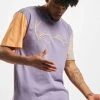 Karl Kani Herren T-Shirt Signature Block In Violet -Only & Sons Shop karl kani t shirt violet 879442