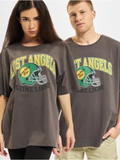 Keine Liebe T-Shirt Ballhead In Grau