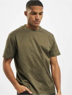 Les Hommes Herren T-Shirt Broken In Grün