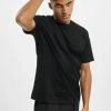 Les Hommes Herren T-Shirt Broken In Schwarz