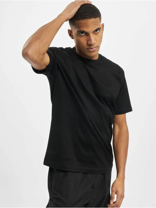 Les Hommes Herren T-Shirt Broken In Schwarz 3 Les Hommes Herren T-Shirt Broken In Schwarz