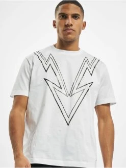 Les Hommes Herren T-Shirt Dart In Weiß