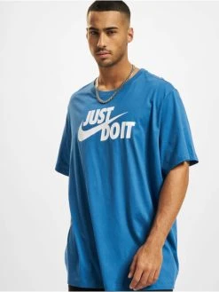 Nike Herren T-Shirt Just Do It Swoosh In Blau