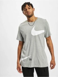 Nike Herren T-Shirt Swoosh In Grau