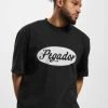 Pegador Herren T-Shirt West Oversized Vintage In Schwarz