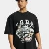 Pegador Herren T-Shirt Reid Oversized In Schwarz