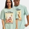 Playboy X DEF T-Shirt Poolside In Grün -Only & Sons Shop playboy x def t shirt gruen 891358