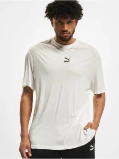 Puma Herren T-Shirt Classics Relaxed Splitside In Weiß