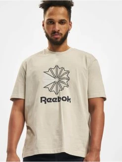 Reebok Herren T-Shirt CL Starcrest In Beige