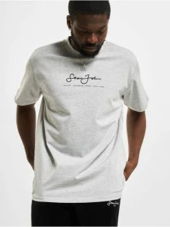 Sean John Herren T-Shirt Classic Logo Essential In Grau