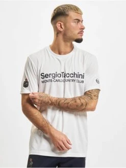 Sergio Tacchini Herren T-Shirt MC Mch In Weiß