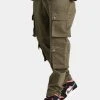 Sik Silk Herren Cargohose Loose Fit In Khaki -Only & Sons Shop sik silk cargohose khaki 882463
