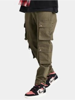 Sik Silk Herren Cargohose Loose Fit In Khaki