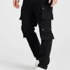 Sik Silk Herren Cargohose Loose Fit In Schwarz -Only & Sons Shop sik silk cargohose schwarz 882467