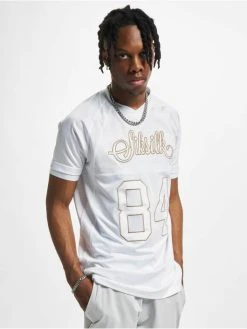 Sik Silk Herren T-Shirt Short Sleeve Retro Sport Tech In Weiß